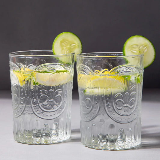 Verdure Tumbler | Juice Drinking Glasses | Cold Drink Glass Set
