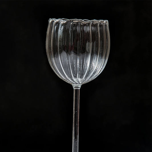 Rose wine glass for table
