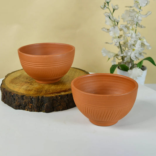 Terracotta Serving Bowl Set
