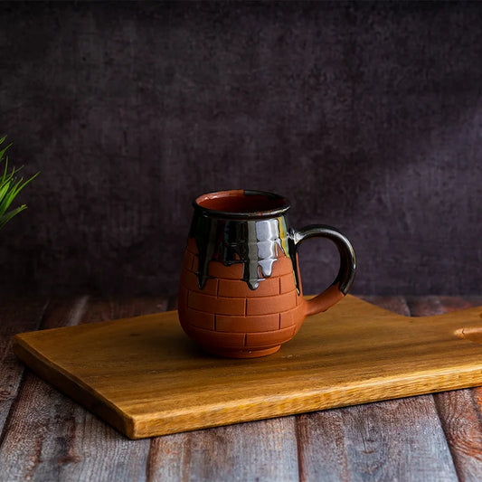 Terracotta Coffee Mug of Closer Happiness