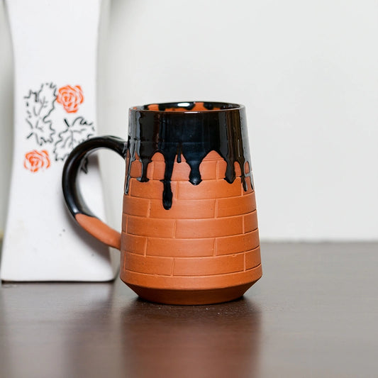 Earthly Large Beer Mug | Terracotta Clay Mug
