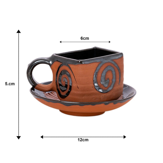Terracotta Tea Cup dimensions