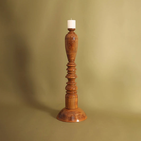 Wooden Candle Stand For Home 