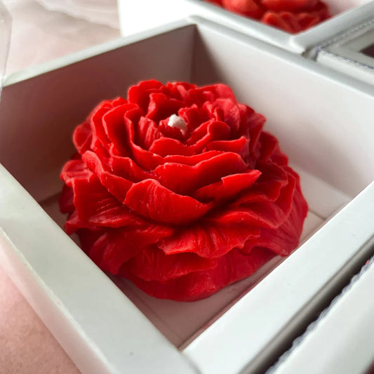 Peony Flower Scented Candle for Gift