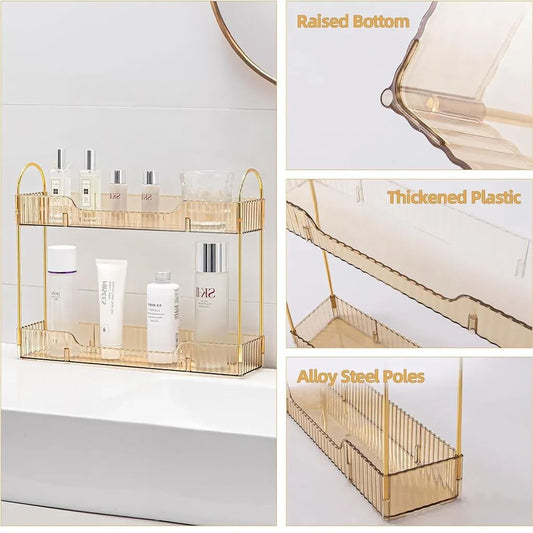 Bathroom Countertop Organiser - Amber