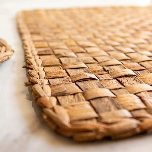 Handwoven dining table mats