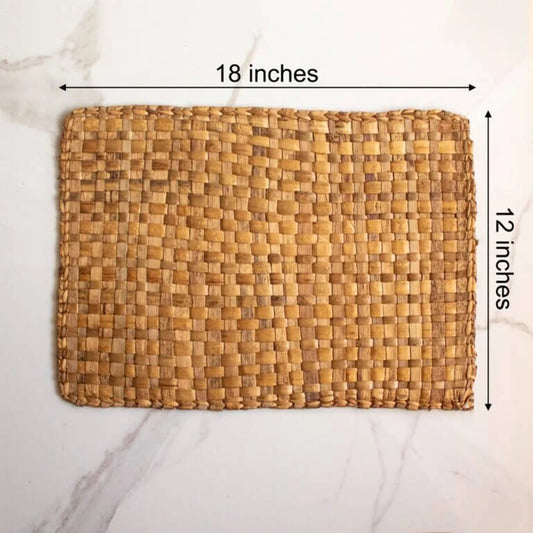 Dimension of Wicker placemats