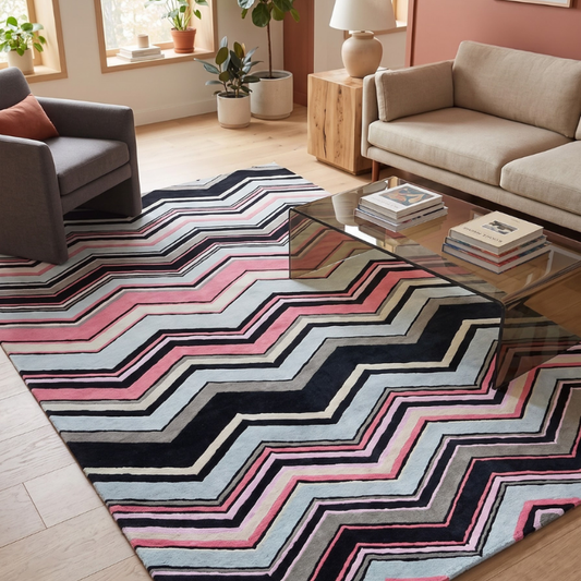 Wiggle Waves Rug by Savi Decor