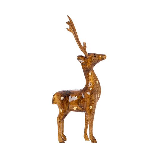 Little Deer Wooden Showpiece for Gift
