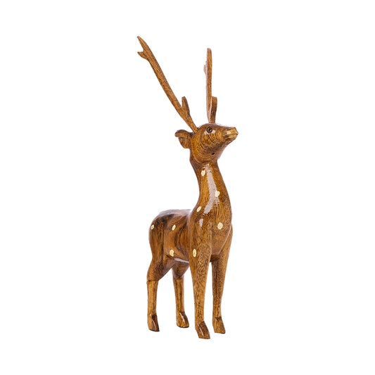 Little Deer Wooden showpiece for home decor (2 PCS)