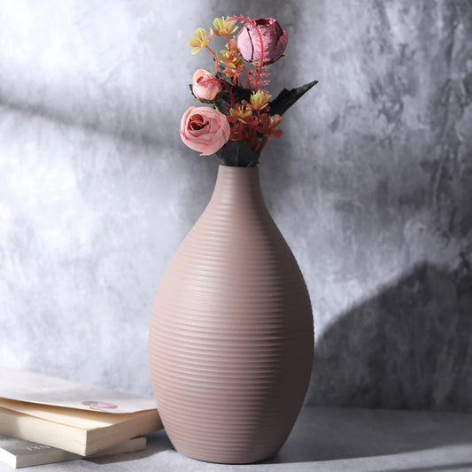 Vesera Pink Enamel Vase By De Maison Décor 80-069-23-R