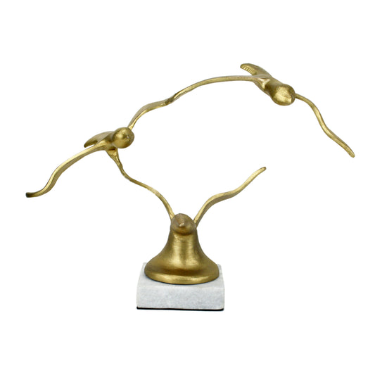 Maison Modern Winged Gold Birds Sculpture