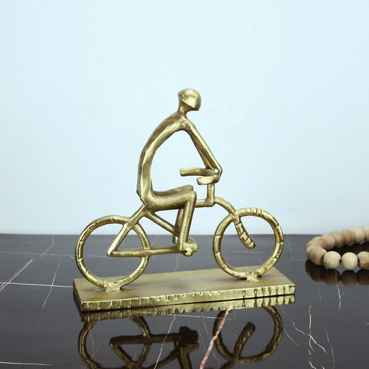 Maison Modern PedalMan Gold Décor Figurine