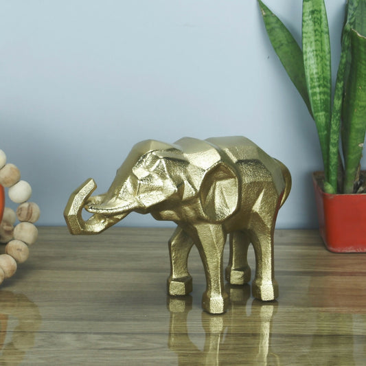 Modern Abstract Elephant Figurine