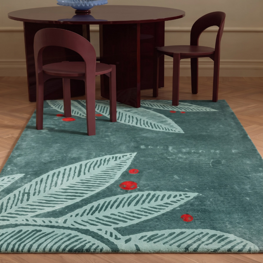 I see Red Rug by Savi Decor