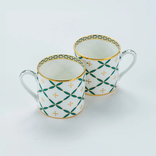 Fine bone china tea mugs for home