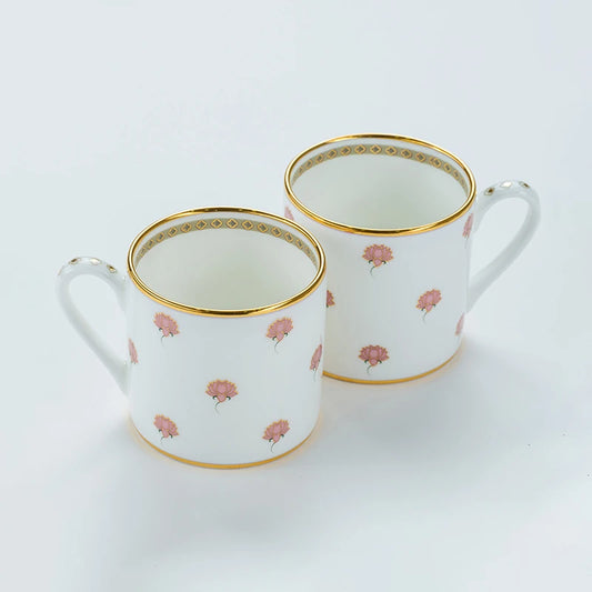 Premium White tea cup set of 2
