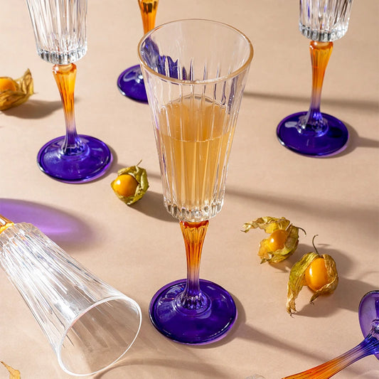 Capri Champagne Flute Glass Set