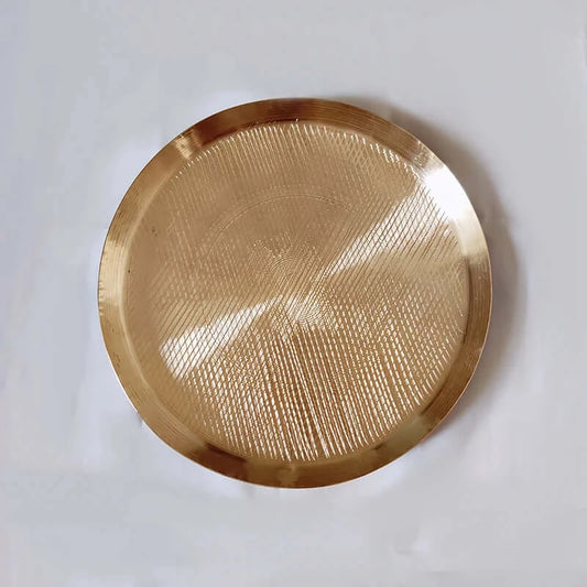 Bronze Plate for serving at home