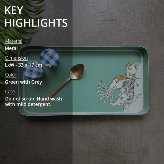 Key highlights of Metal serving tray