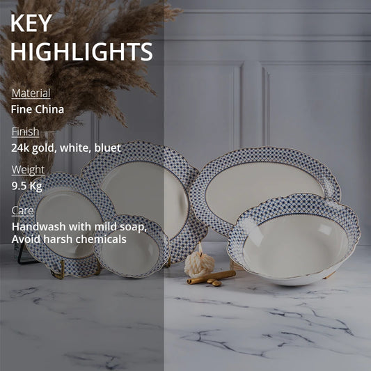 Glitter dinner set hot sale