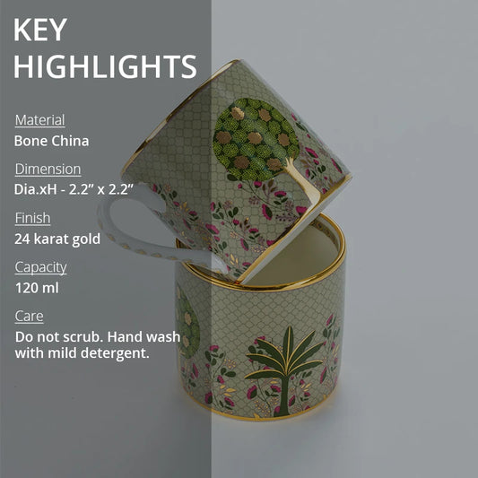 Key highlights of ceramic tea mug set