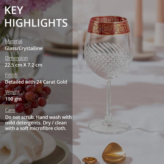 Key highlights of Goblet glass set
