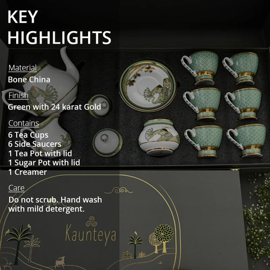 Key highlights of ceramic tea set