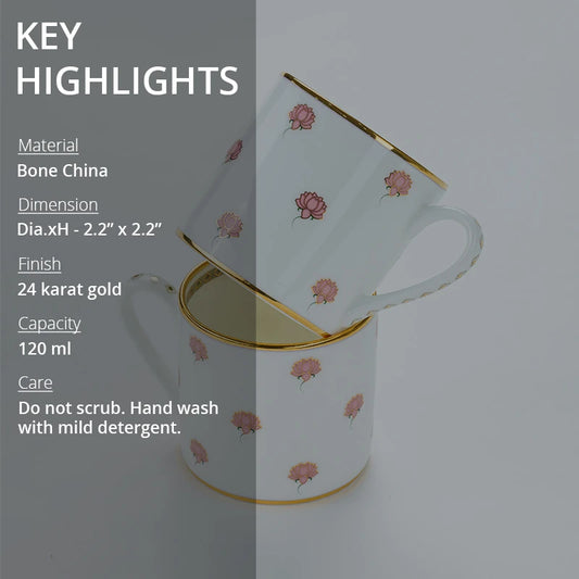 Key highlights of ceramic tea mug set