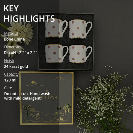 Key highlights of tea cups gift pack 