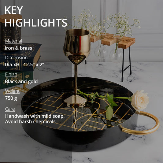 Key highlights of round tray