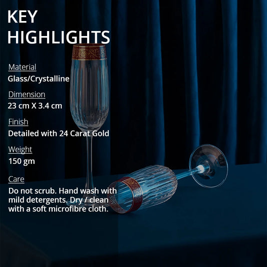 Key highlights of Champagne glass set