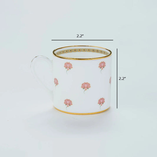 Dimension of ceramic tea mug 