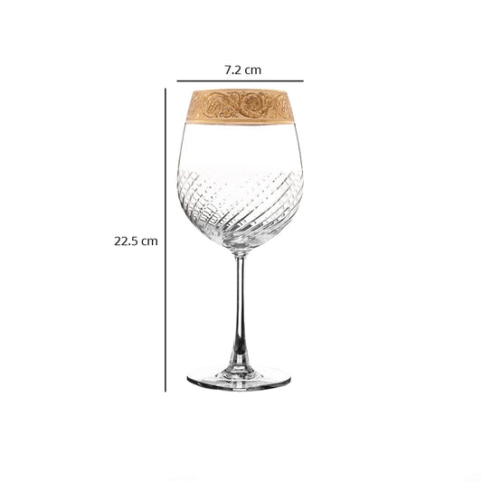 Dimension of goblet wine glass
