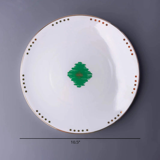 Dimension of White dinner plate