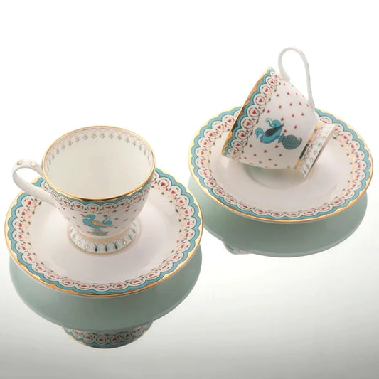 Luxury tea cup and saucer set