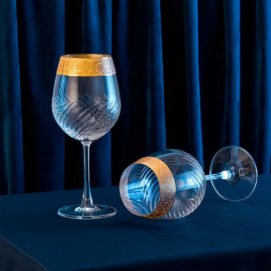 Luxury wine glass goblets