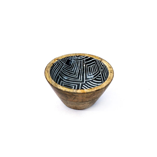 wooden dessert bowl