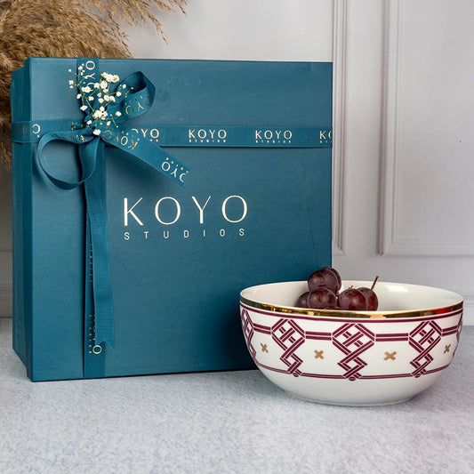 Bowl with koyo gift box