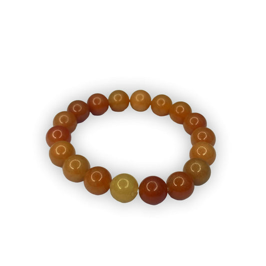 Natural Red Aventurine Bracelet: Harness Energy, Confidence, and Creativity with this Elegant Gemstone Jewelry for Holistic Wellness