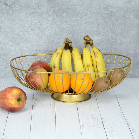 Maison Modern Gleaming Oval Fruit Basket