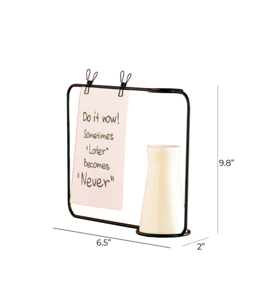 Dimensions of table picture frame with flower vase