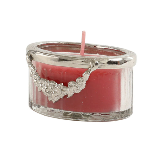 Cherry Blossom,Ocean Breeze, Velvet,Snowy White Scented Candle Jar with Ring 80-122,80-123,80-124,80-125