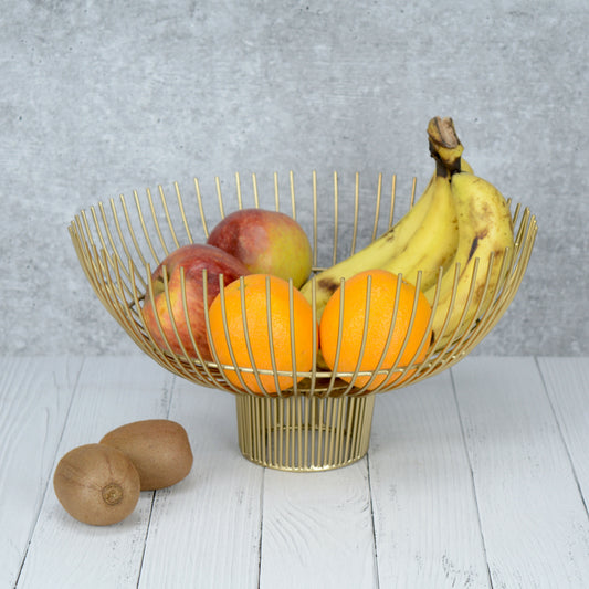 Majestic Wire Gold Fruit basket