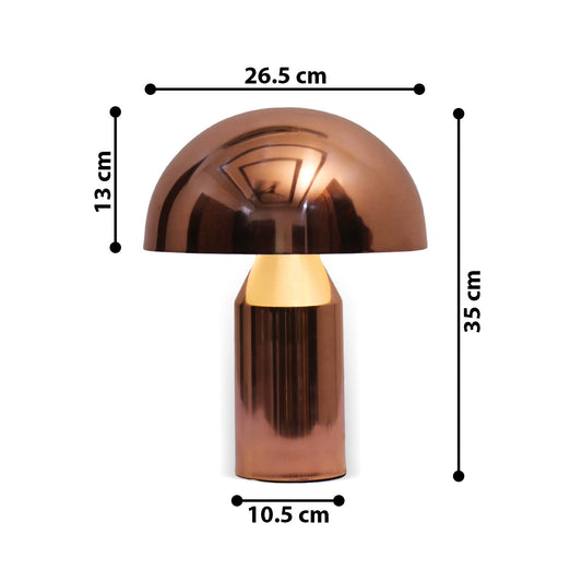 Dimension of Mushroom Table Lamp