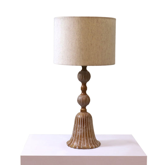 Lars' Table Lamp by Home Blitz | Classic Desk Lamp With Fabric Shade (59 Cm, Multicolor)