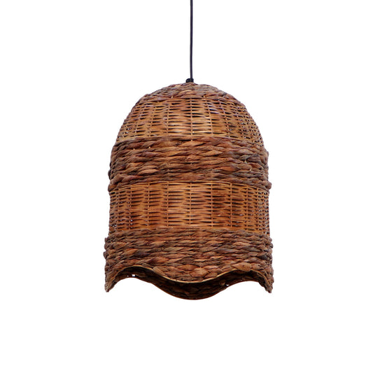 Tukani Pendant Light by Home Blitz| Hanging Light for Living Room, Balcony & Bedroom | 40 Cm, Natural Finish