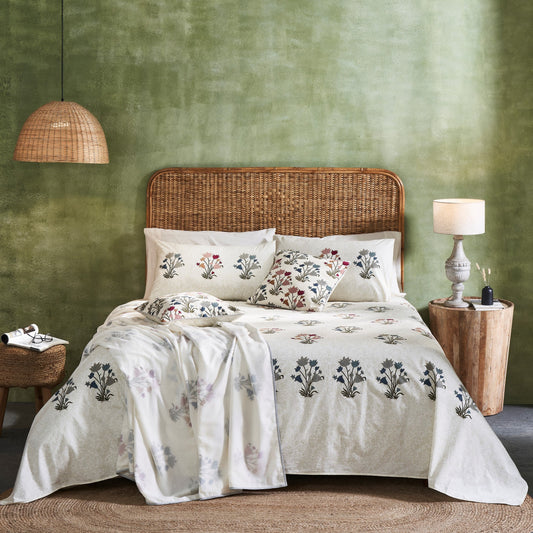 EDEN BLOCK PRINT BEDSHEET SET