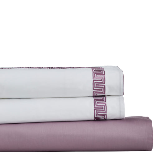 thread embroidered bedsheet set 