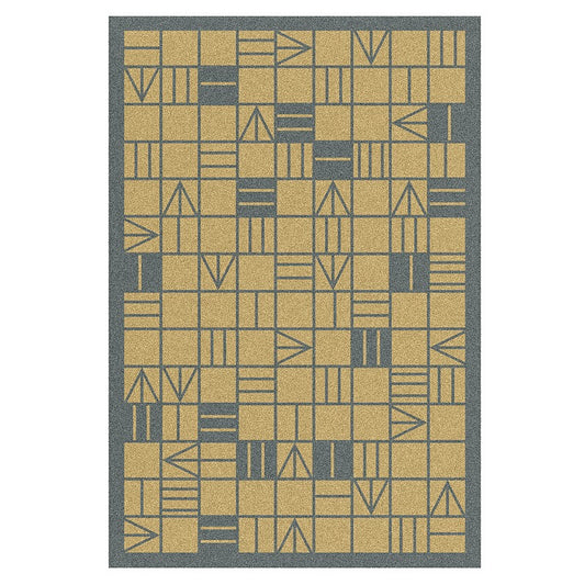 Square Boards Rug by Savi Decor